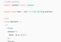 Syntax Highlighter For JSX
