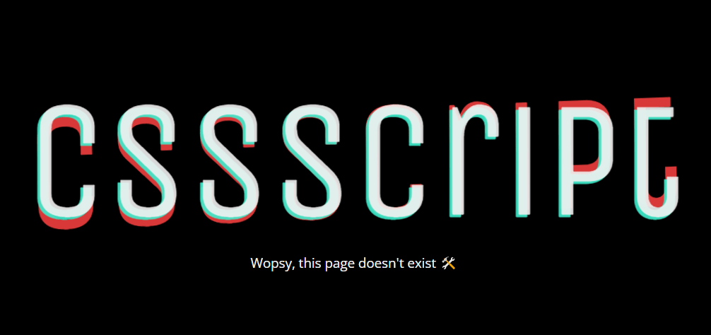 Text Glitch & Skew Effects In CSS