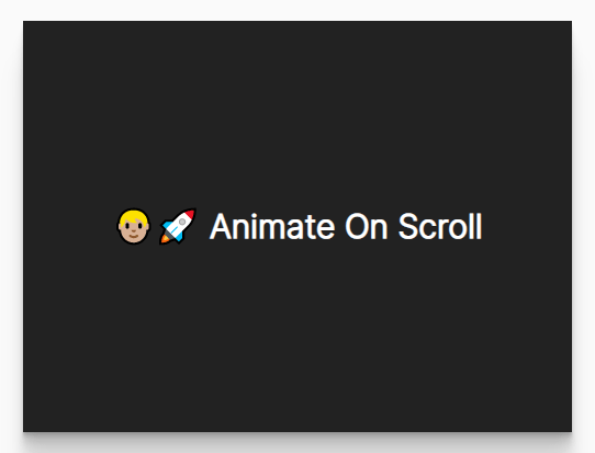 Animate on Scroll Using CSS3 Animations And Intersection Observer
