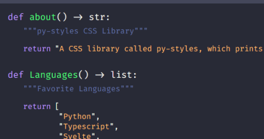 display-content-python-code