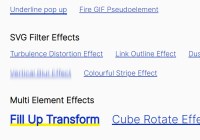 SCSS Mixin Library For Cool Link Hover Effects