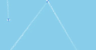 Airplane Contrails Animation In Vanilla JavaScript