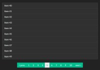 Bootstrap Compatible Pagination Component