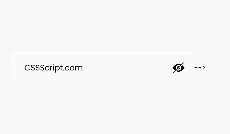 Pretty Nice Password Visibility Switcher