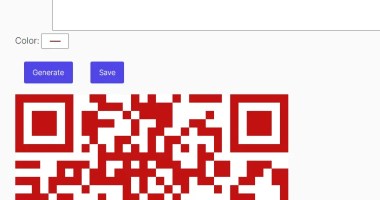 SVG QR Code Generator In JavaScript