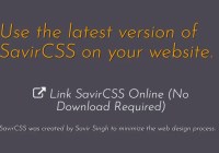 SavirCSS Dropdown Dark Mode