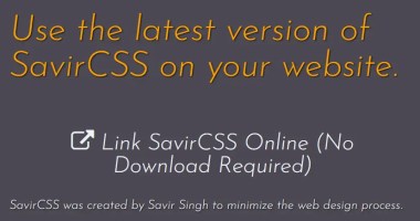 SavirCSS Dropdown Dark Mode