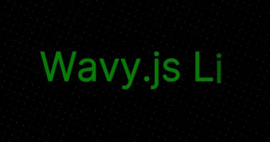 Cycle Through Text With A Wave Animation