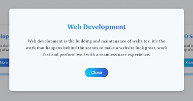Modern Modal Window With Smooth Zoom Animations