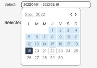 Easy Animated Date Range Picker In JavaScript