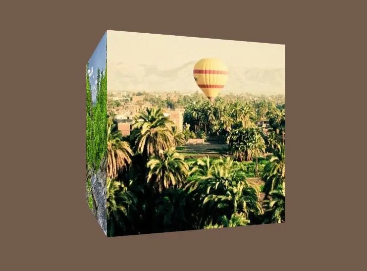 CSS Only 3D Cube Slider