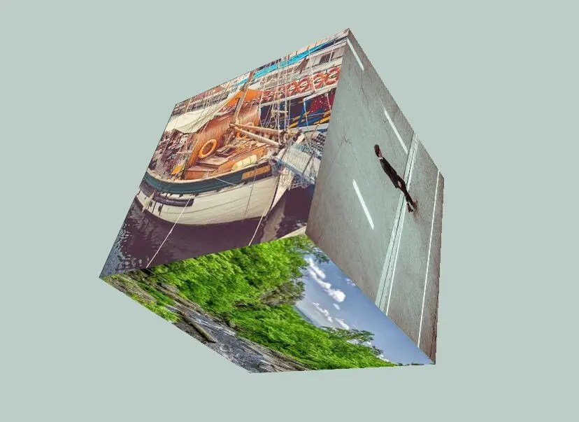 3D Random Image Slider In Pure CSS