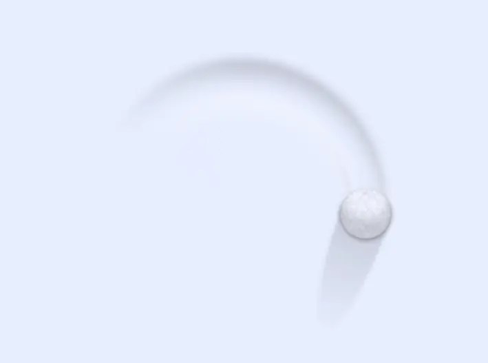 Animated Snowball Loading Spinner With Pure CSS