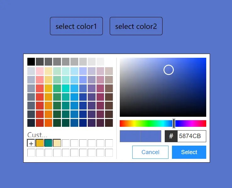 color picker in javascript assignment expert