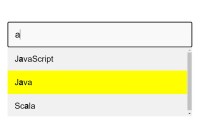 Flexible Vanilla JavaScript Autocomplete Library