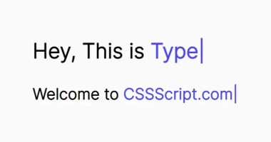 Minimal Typing Effect Written In JavaScript ES6