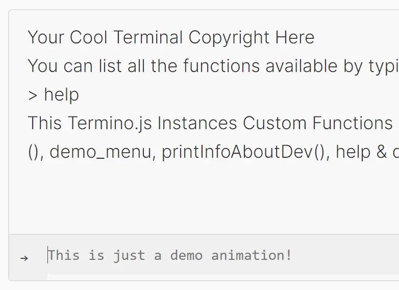 Powerful And Intuitive Web Terminal Component - Termino.js | CSS Script