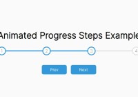 Animated Progress Steps