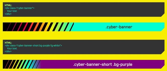 Cyberpunk.css Banners