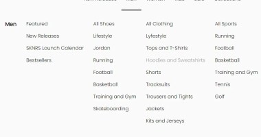 Responsive Dropdown Mega Menu In JavaScript