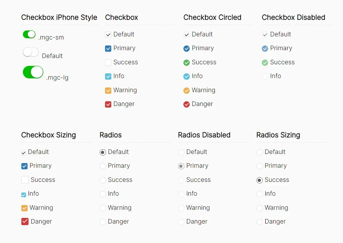 Create Stunning Checkboxes And Radio Buttons With Magic-Input CSS Library |  CSS Script