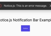 Best Free notification bar In JavaScript & CSS - CSS Script
