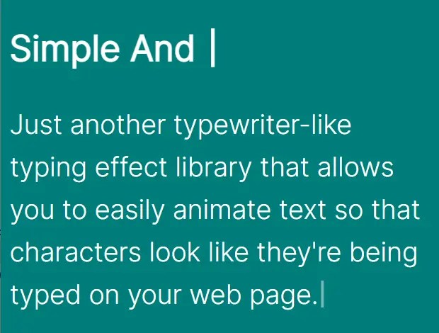 Simulate The Typing Effect in Minutes with TypeWriter.js