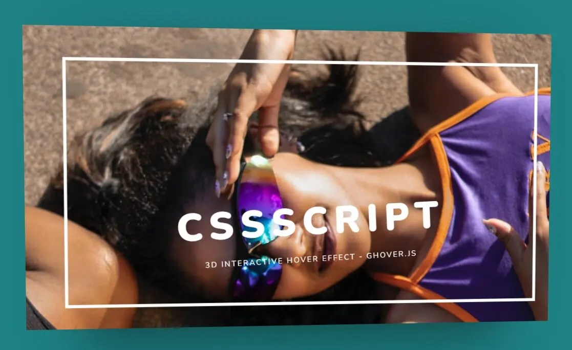 3D Interactive Hover Effect – GHover.js