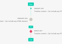Pure CSS Timeline For Bulma Framework