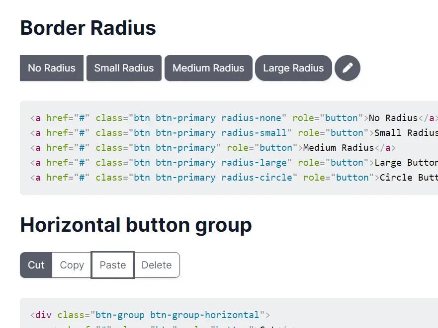 Stylish Button & Button Group CSS Library | CSS Script