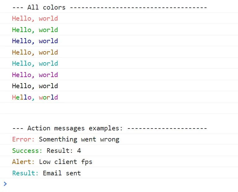 Output Colorful Logs In The Browser Console – Colorify.js