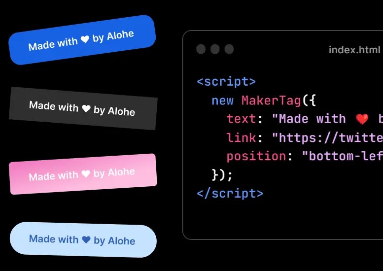 Highly Customizable Text Tag Generator In JavaScript – Maker Tag