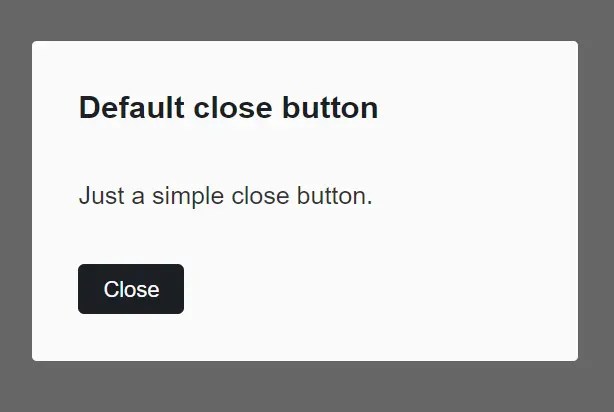 Basic Vanilla JavaScript Alert Modal Window