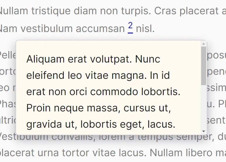 Create Pop-up Footnotes With The Endnotes Library