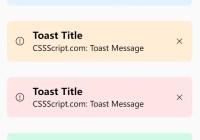 30+ Latest Free Toast Notification JavaScript and CSS Libraries - CSS ...