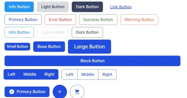 MinimaCSS Framework Buttons