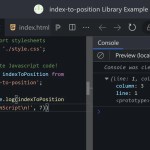 Find the Line and Column Position of Any Character within a String – index-to-position