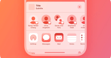 iOS Share Sheet
