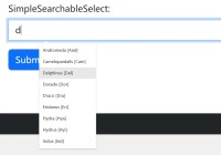 simple-searchable-select