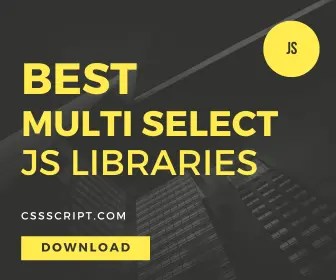 10 Best & Open-source JavaScript Multiple Select Libraries