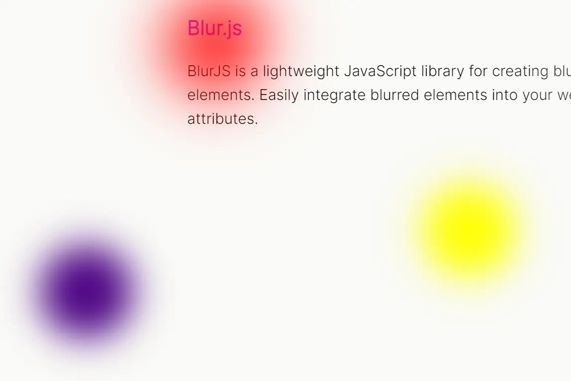 Create Dreamy Blur Effects With The BlurJS Library