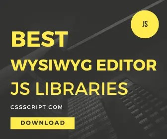 10 Best Free JavaScript WYSIWYG Rich Text Editors (2026 Update)