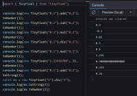 decimal-handling-tinyfloat