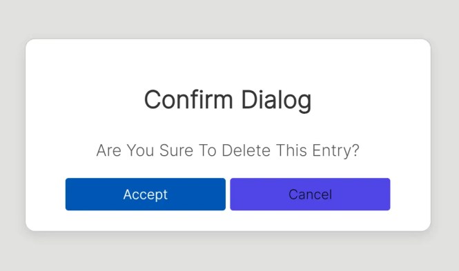 Dialog-JS Confirm Box iOS Theme