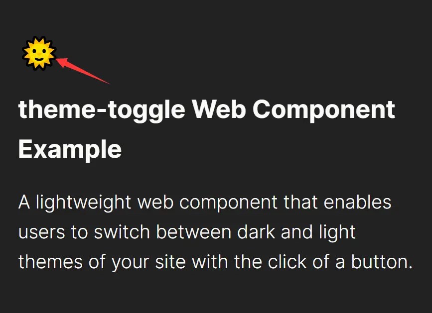 Toggle Between Dark & Light Modes With The Theme Toggle Web Component