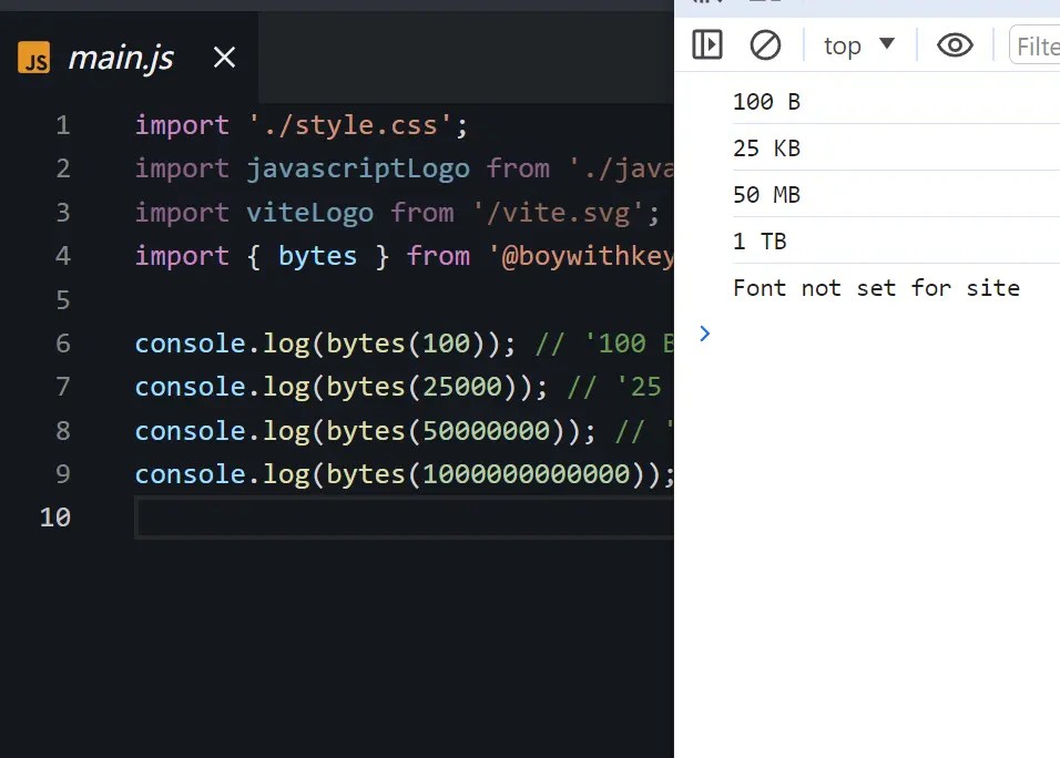 Data/File Size Formatting & Parsing Library – Bytes.js