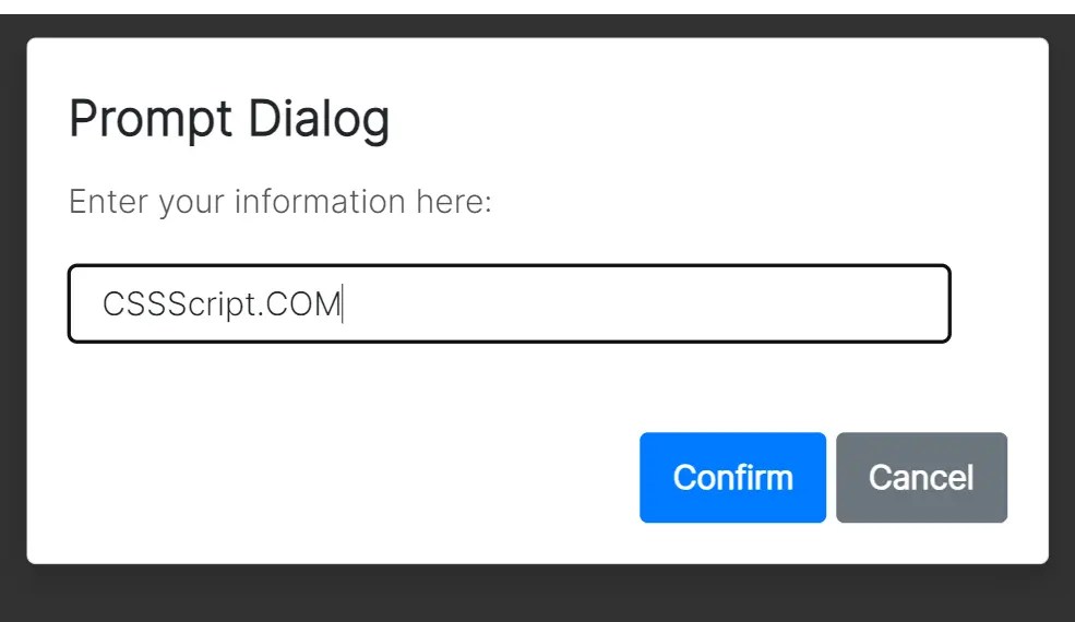 Beautiful & Functional Custom Dialogs In JavaScript – Dialog-JS