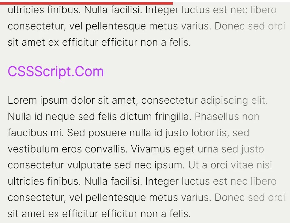 Visualize Scrolling Progress with ScrollProgress.js