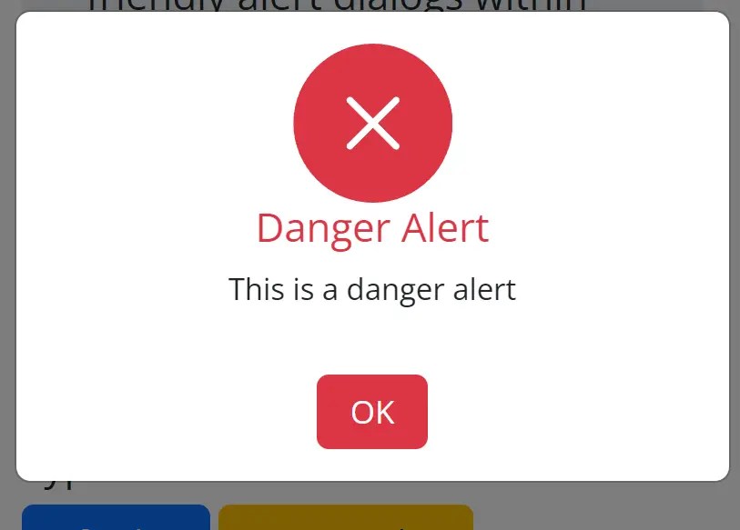 Customize Alert Modals in Bootstrap 5 with Clean Alert