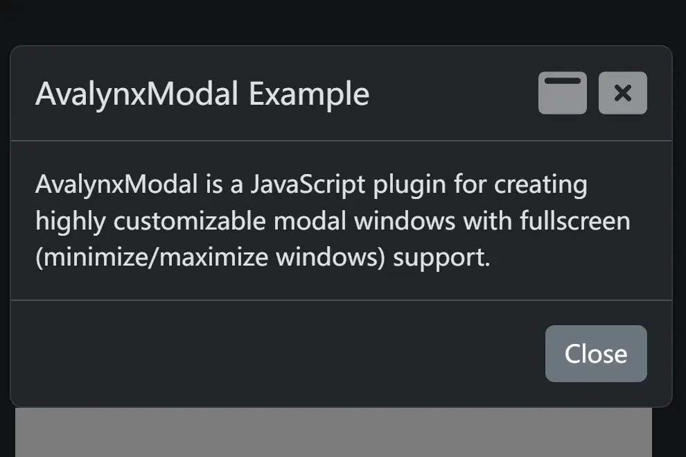 Build Customizable Modals With AvalynxModal And Bootstrap
